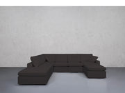 7-Seat Modular Chaise Corner Lounger Sectional (Thin Arms)