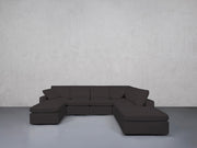 7-Seat Modular Chaise Corner Right Lounger Sectional (Thin Arm)