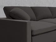 9-Seat Modular U-Sectional with Double Ottoman (Thin Arms)