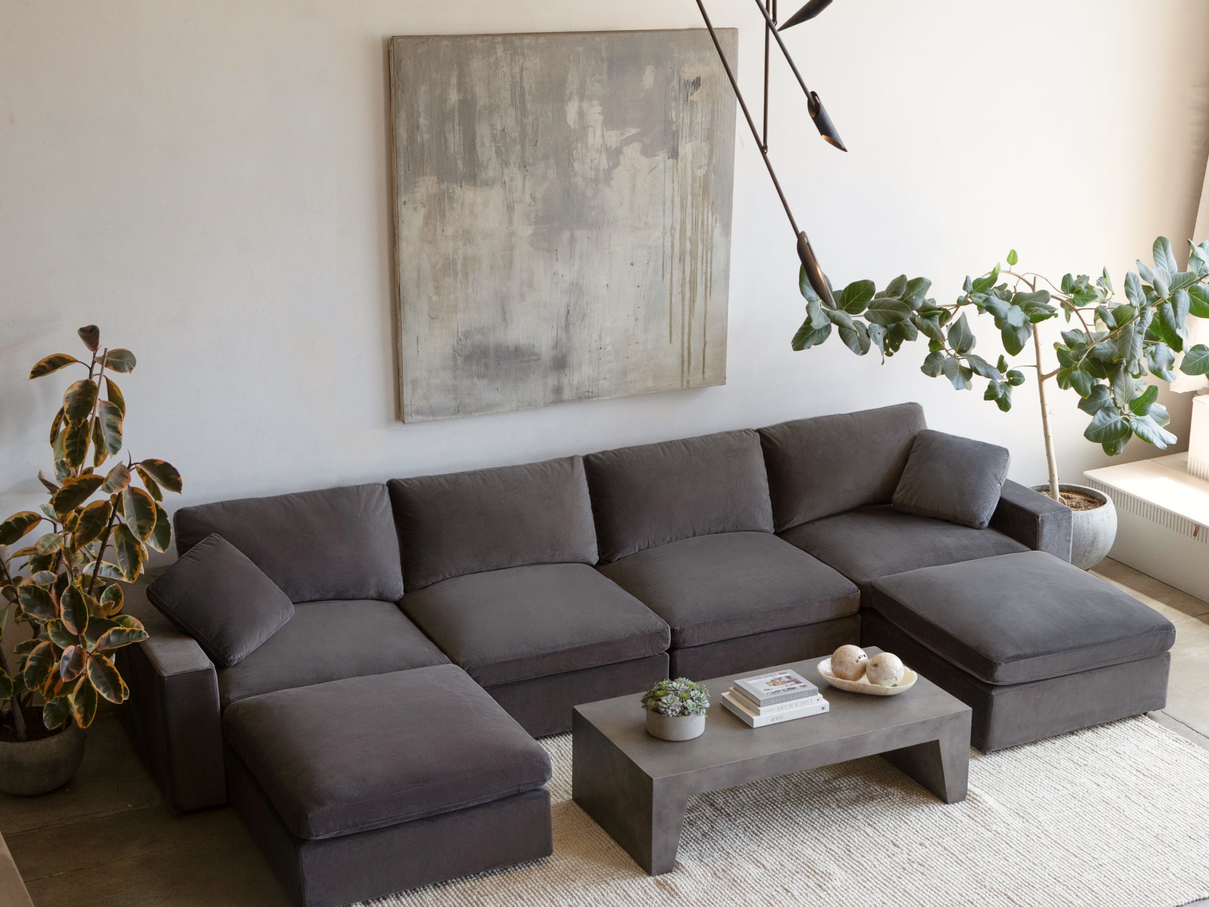 4-Seat Modular Chaise Sectional