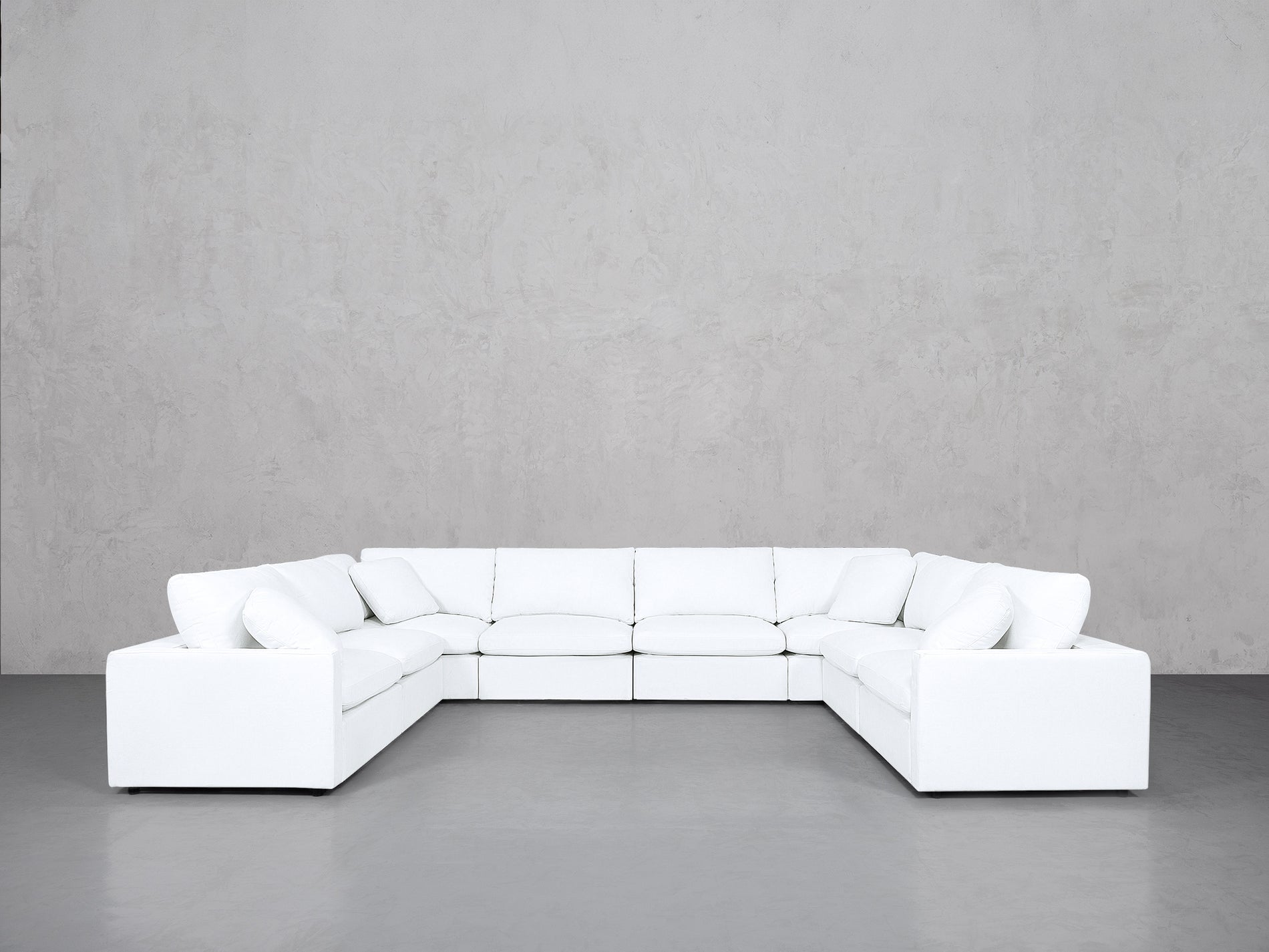 8-Seat Modular U-Sectional (Thin Arms)