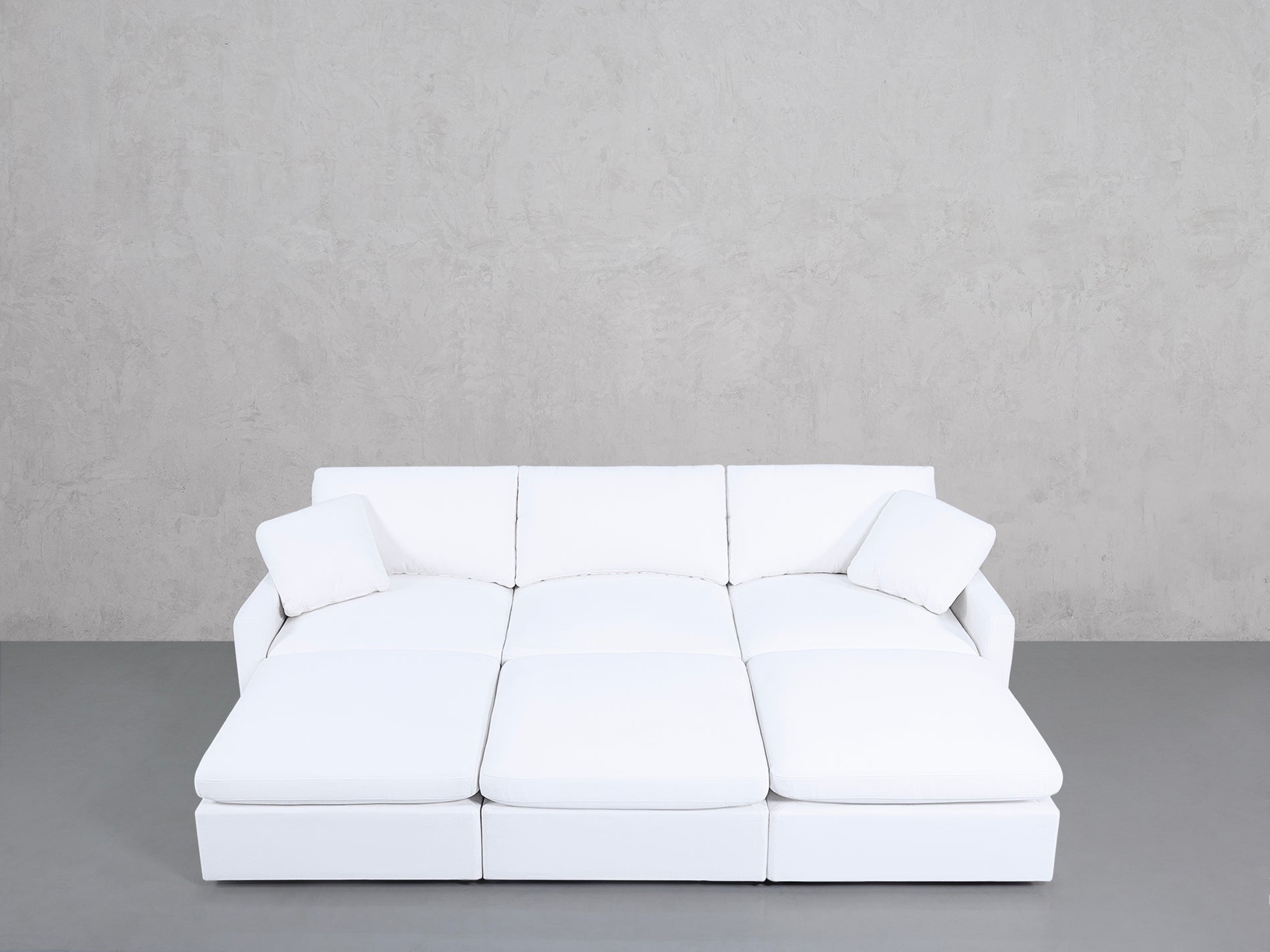 6-Seat Modular Daybed (Thin Arms)