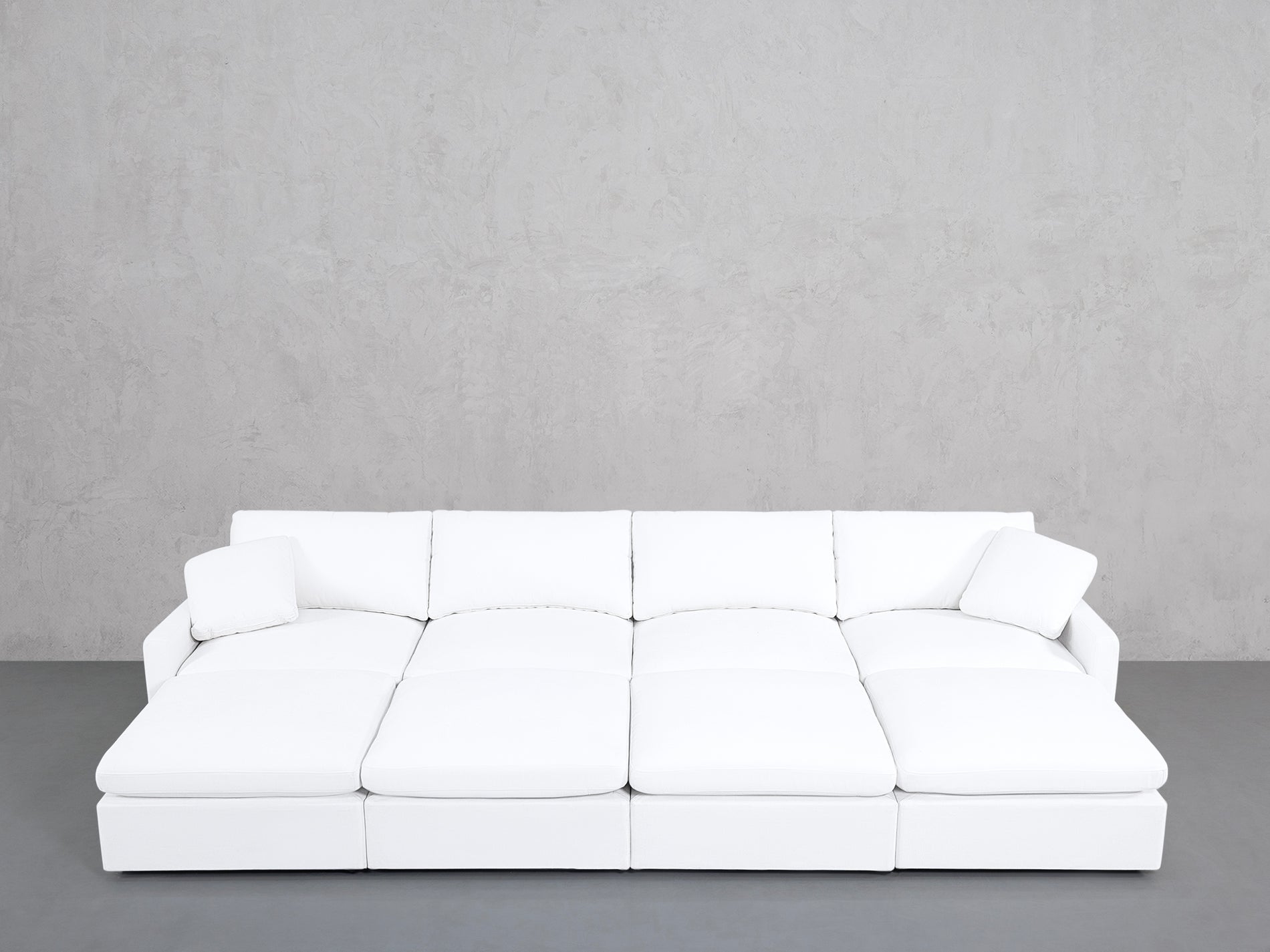 8-Seat Modular Daybed (Thin Arms)