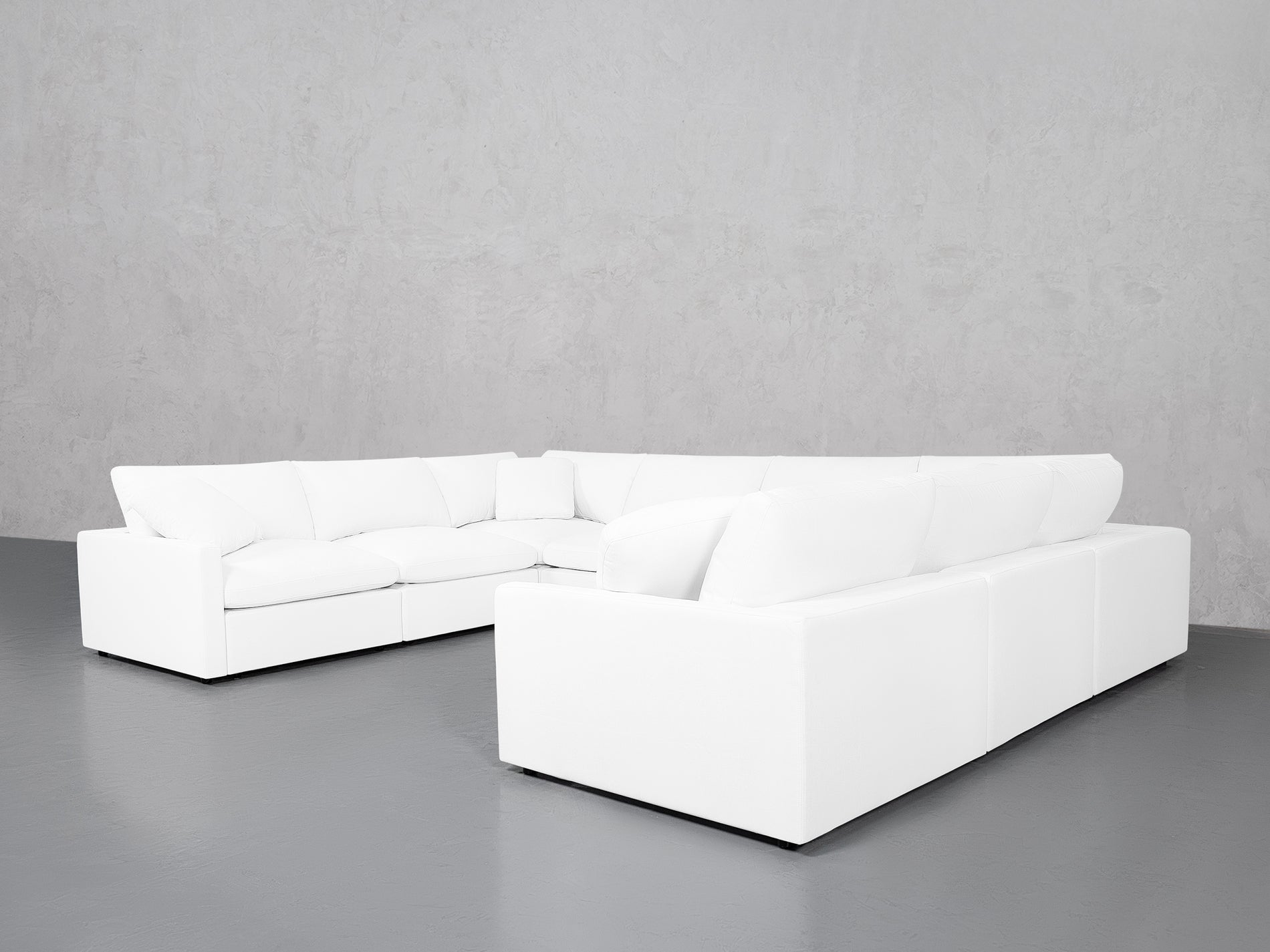 8-Seat Modular U-Sectional (Thin Arms)