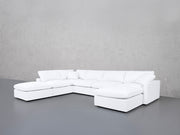 7-Seat Modular Chaise Corner Lounger Sectional (Thin Arms)