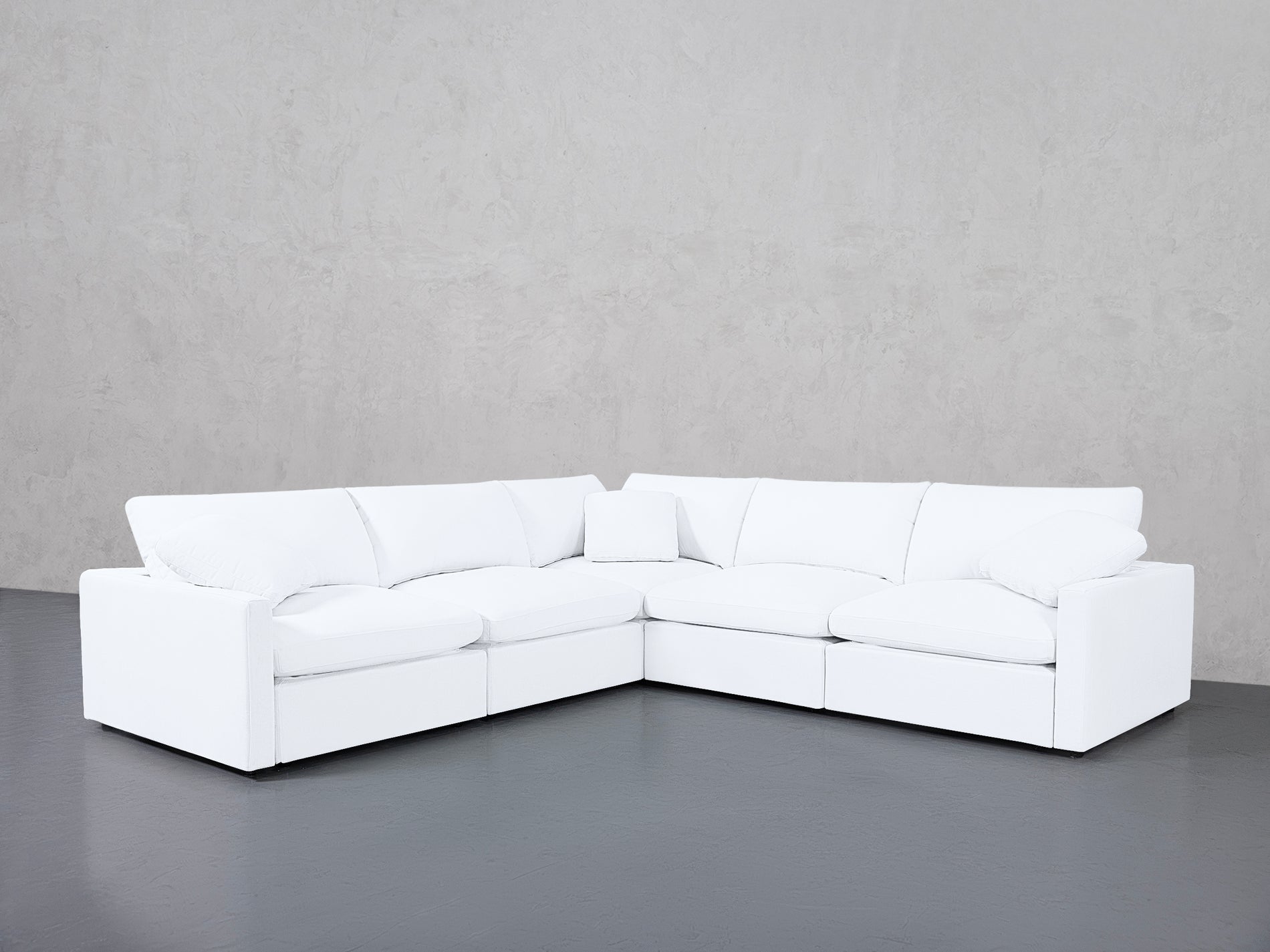 5-Seat Modular Corner Sectional (Thin Arms)