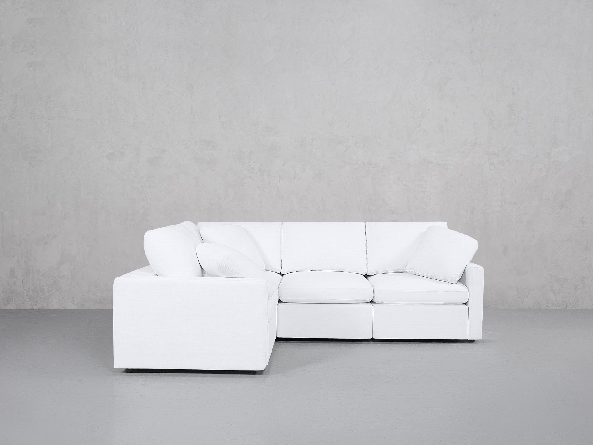 4-Seat Modular Corner Sectional (Thin Arms)
