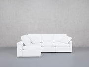 4-Seat Modular Open Corner Sectional (Thin Arms)
