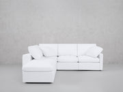5-Seat Modular Corner Lounger Sectional (Thin Arms)