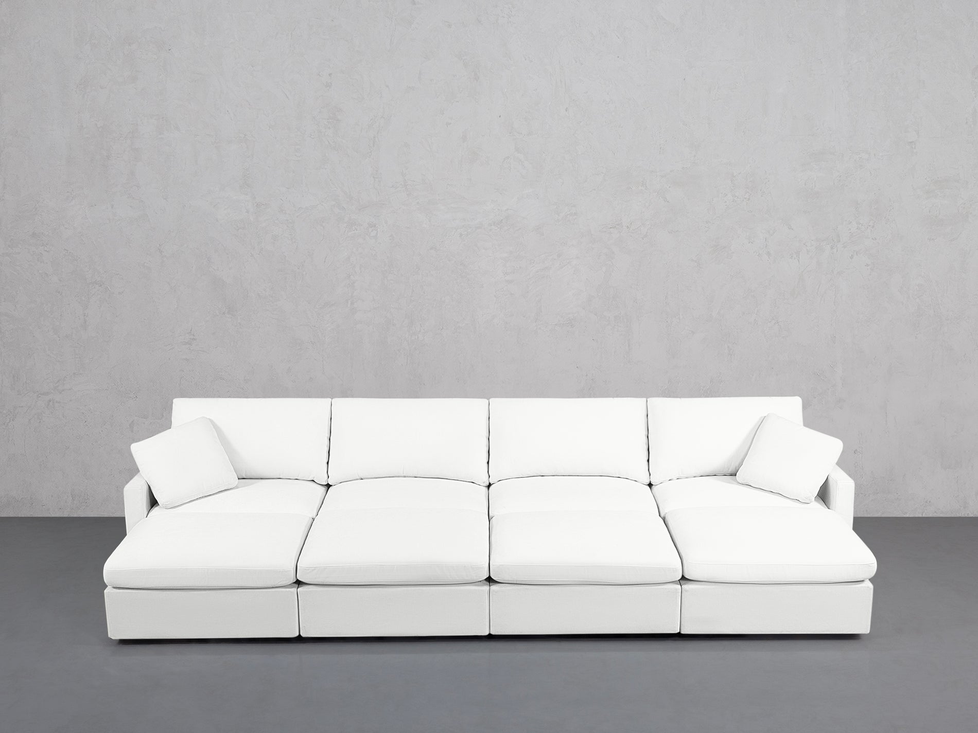 8-Seat Modular Daybed (Thin Arms)