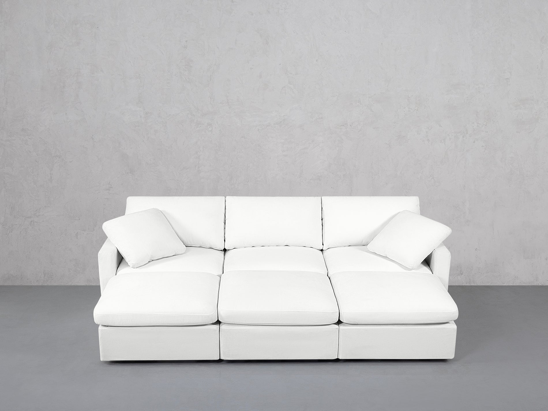 6-Seat Modular Daybed (Thin Arms)