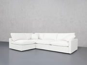 4-Seat Modular Open Corner Sectional (Thin Arms)