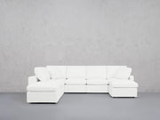 7-Seat Modular Chaise Corner Lounger Sectional (Thin Arms)