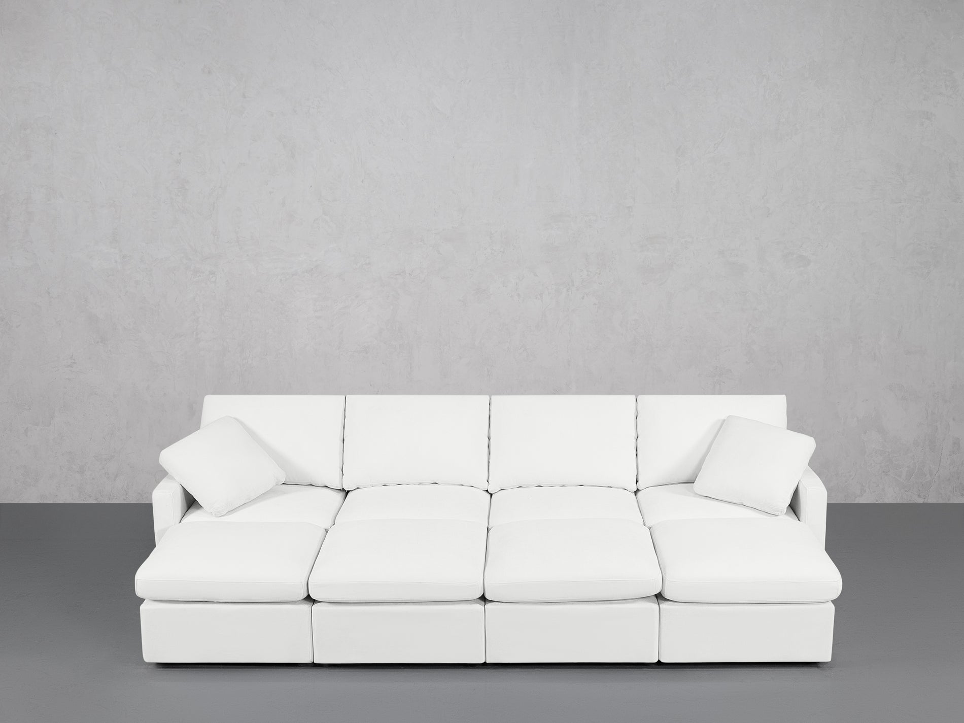8-Seat Modular Daybed (Thin Arms)