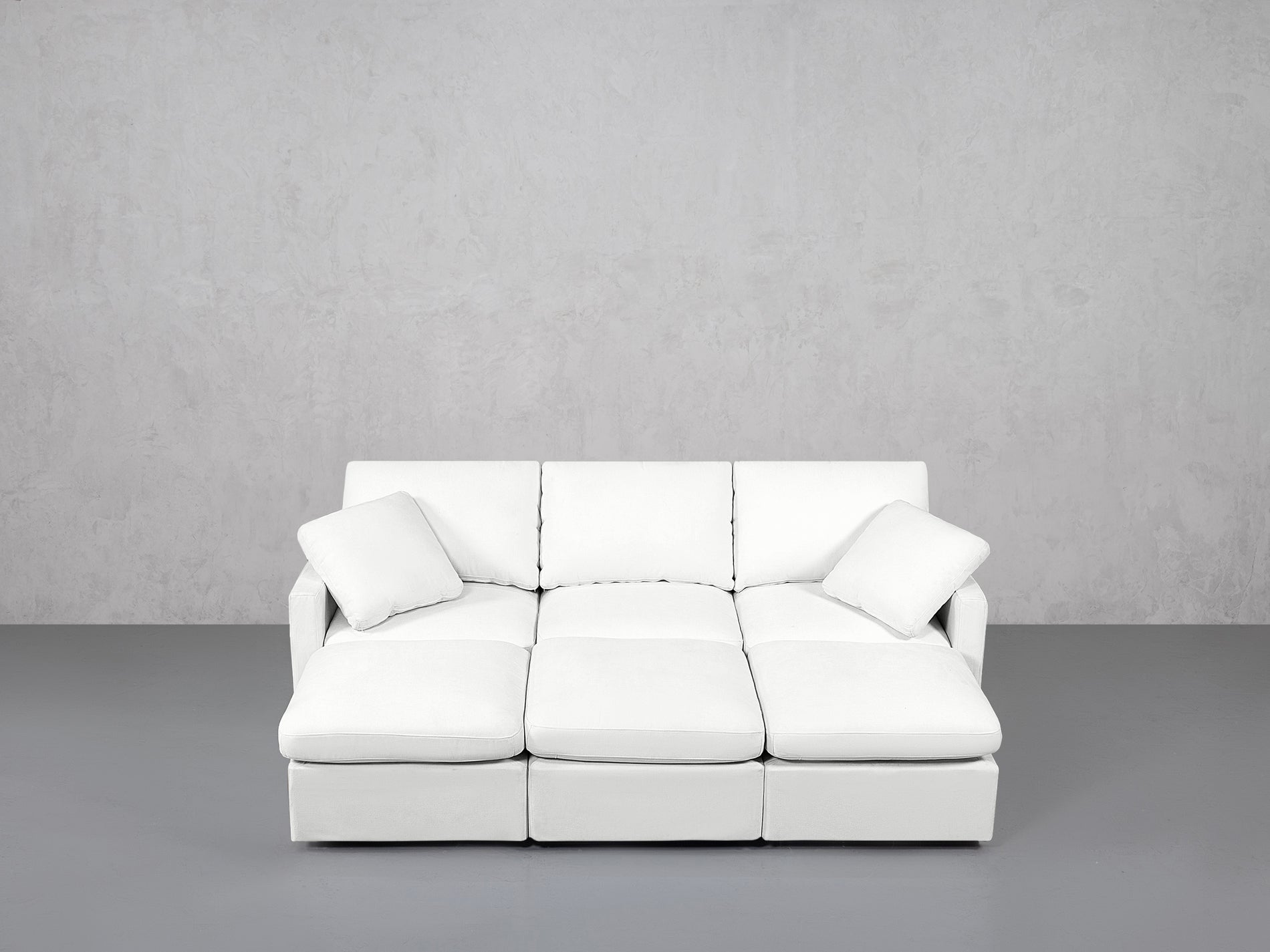 6-Seat Modular Daybed (Thin Arms)