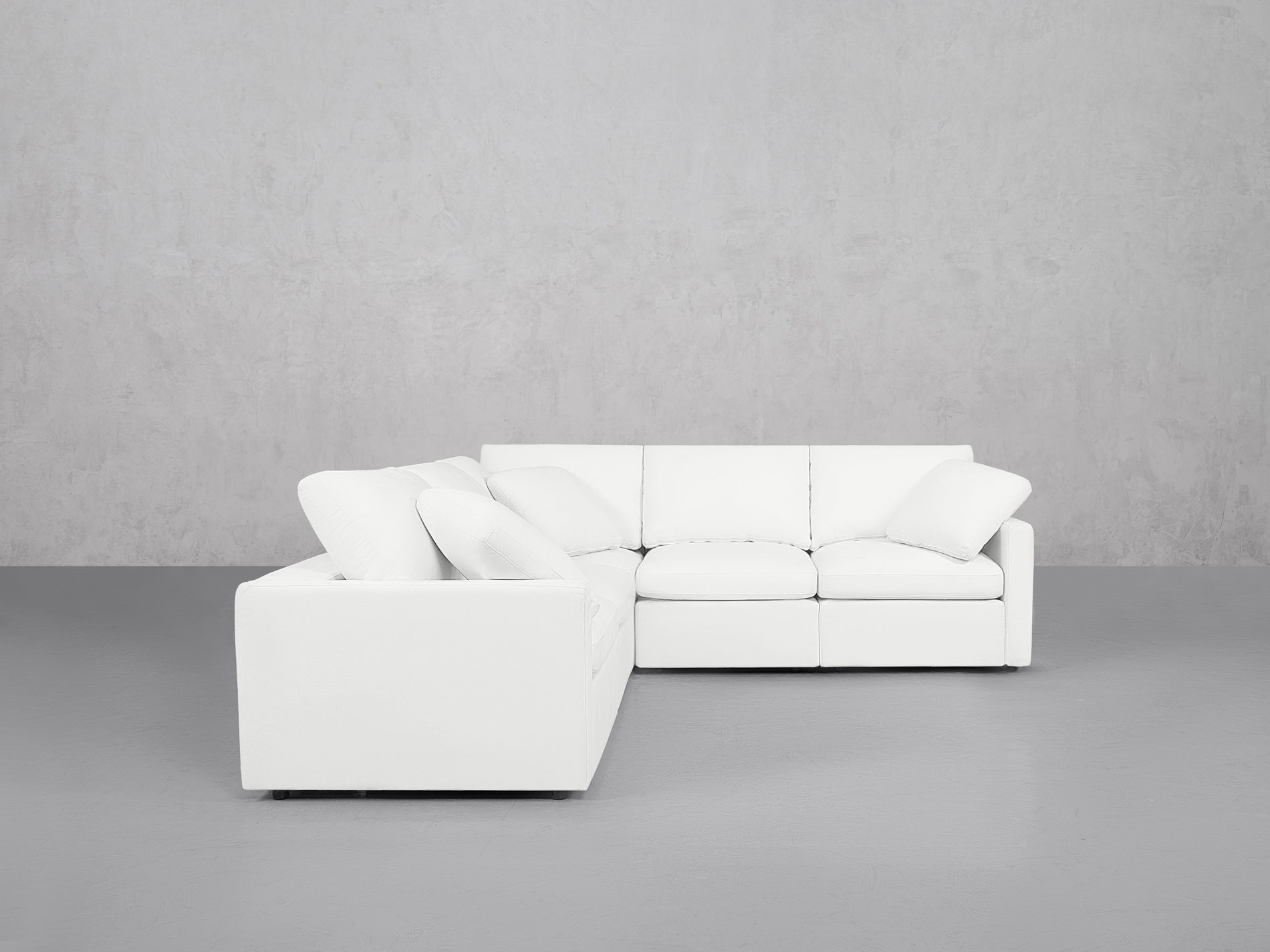 5-Seat Modular Corner Sectional (Thin Arms)