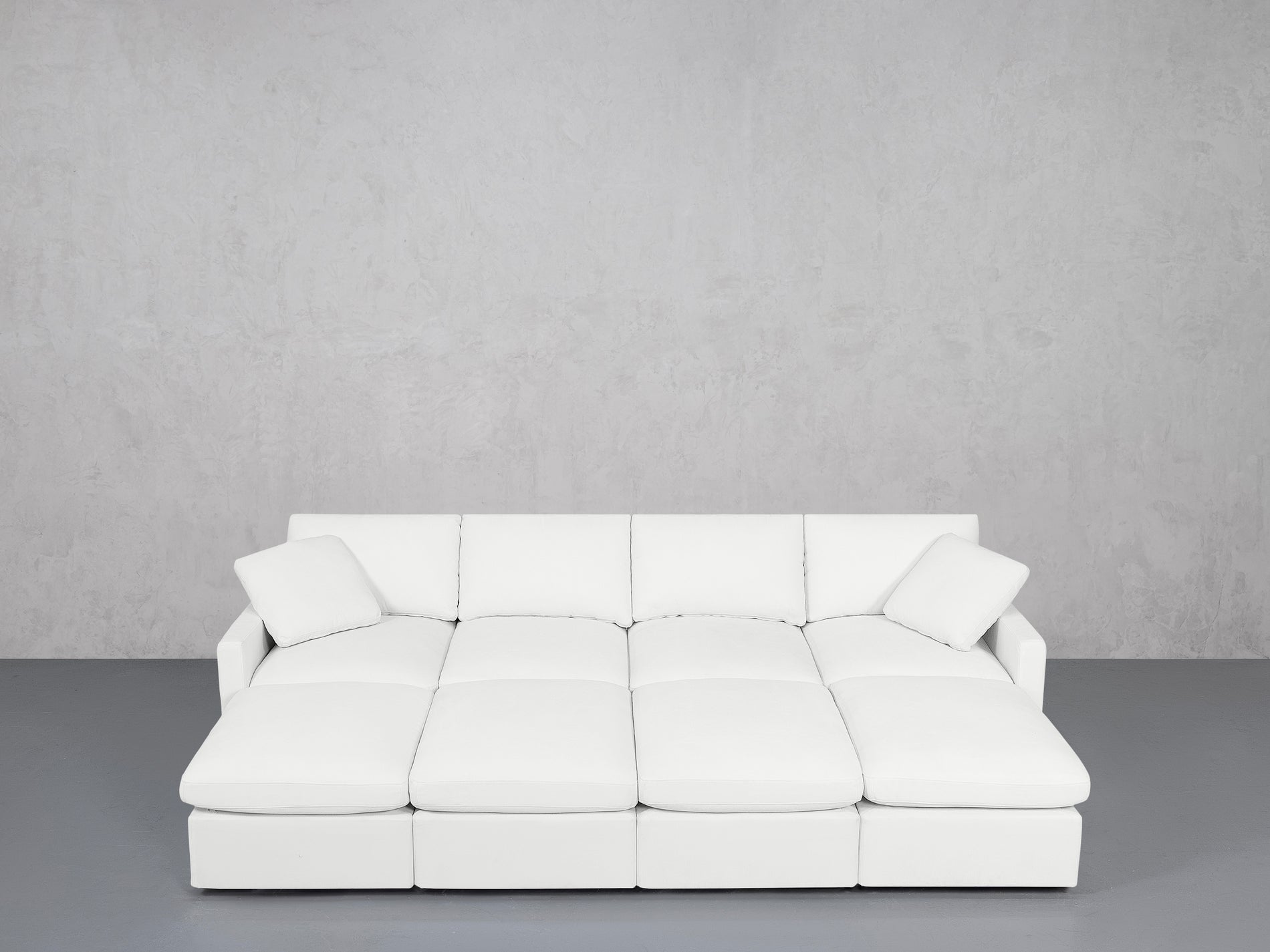 8-Seat Modular Daybed (Thin Arms)