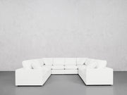 8-Seat Modular U-Sectional (Thin Arms)