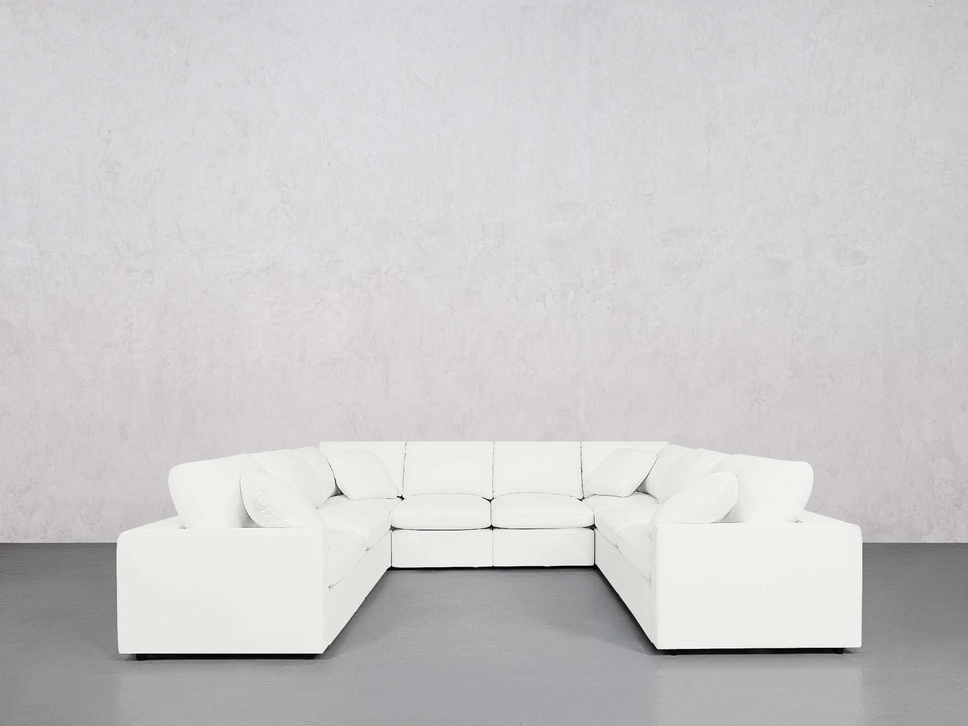 8-Seat Modular U-Sectional (Thin Arms)