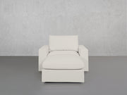 Armchair with Ottoman - 7th Avenue