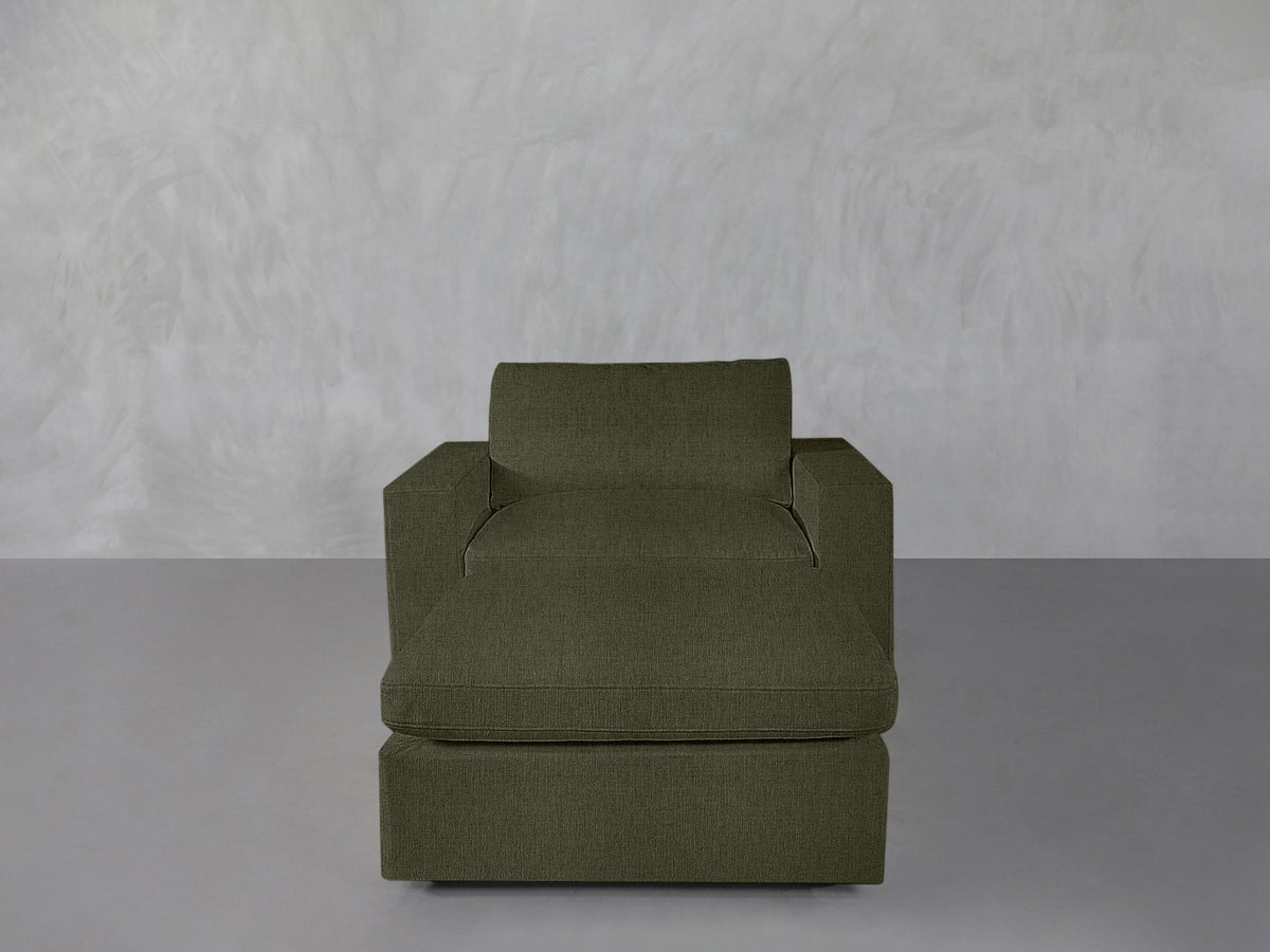 Armchair with Ottoman - 7th Avenue