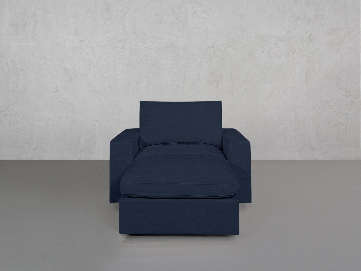 Armchair with Ottoman - 7th Avenue