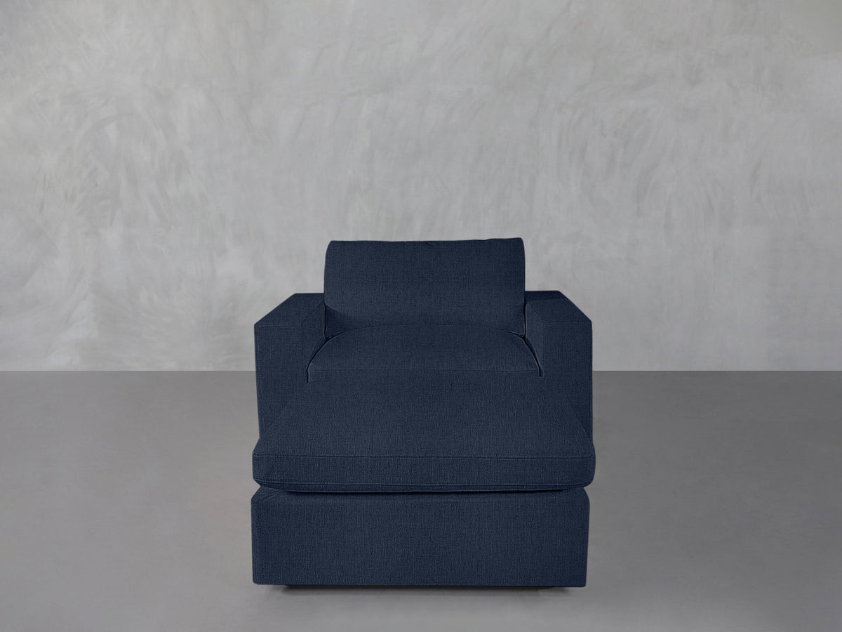 Armchair with Ottoman - 7th Avenue