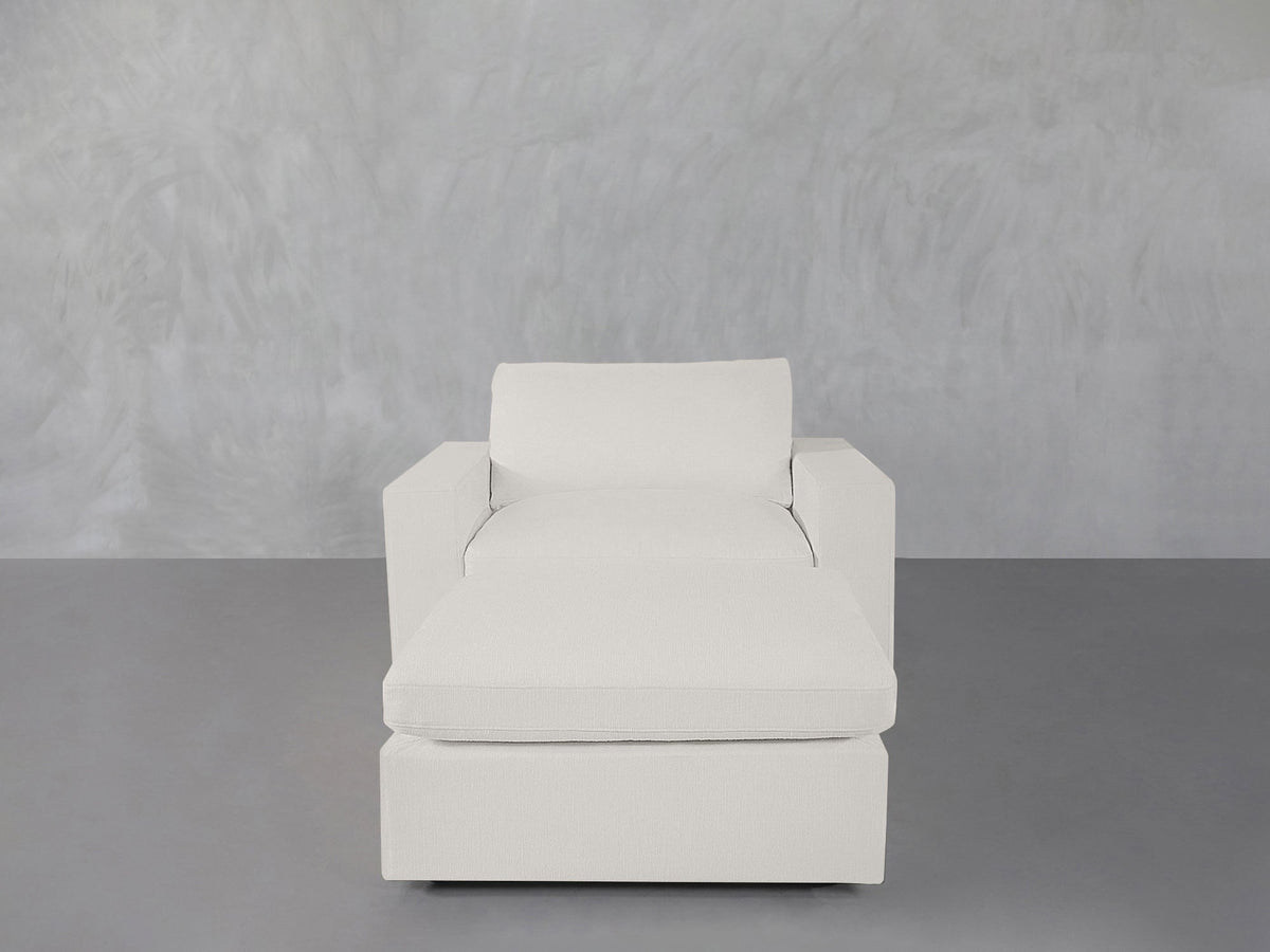 Armchair with Ottoman - 7th Avenue