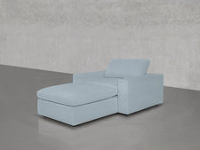 Armchair with Ottoman - 7th Avenue