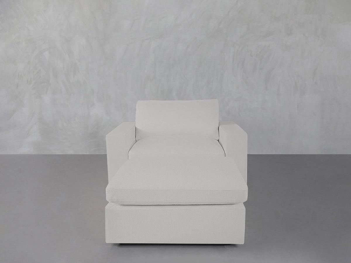 Armchair with Ottoman - 7th Avenue