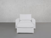 Armchair with Ottoman - 7th Avenue