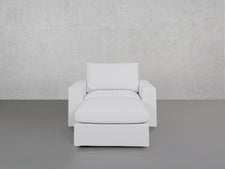Armchair with Ottoman - 7th Avenue