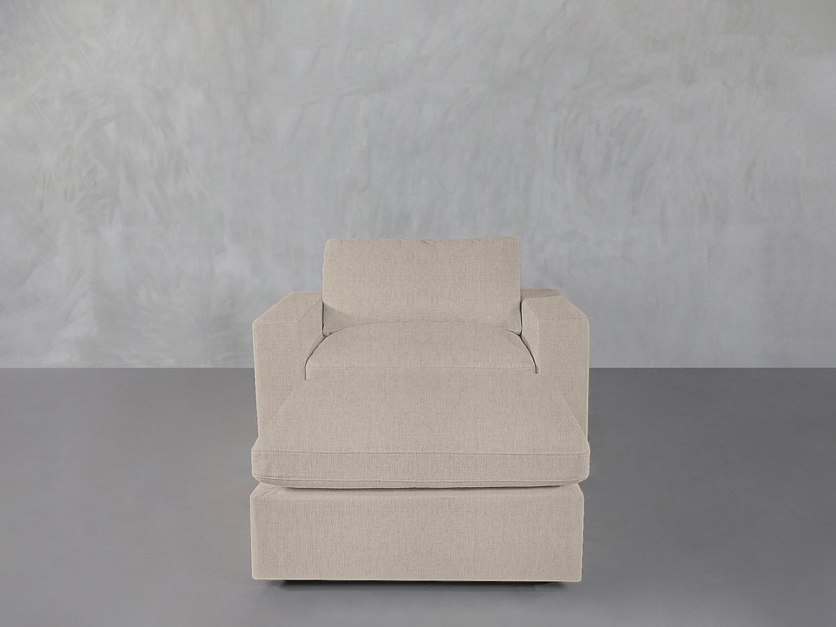 Armchair with Ottoman - 7th Avenue