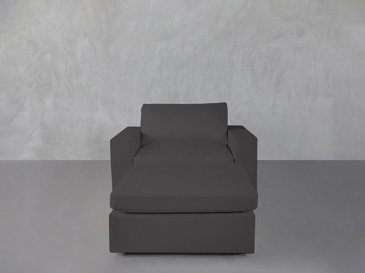 Armchair with Ottoman - 7th Avenue