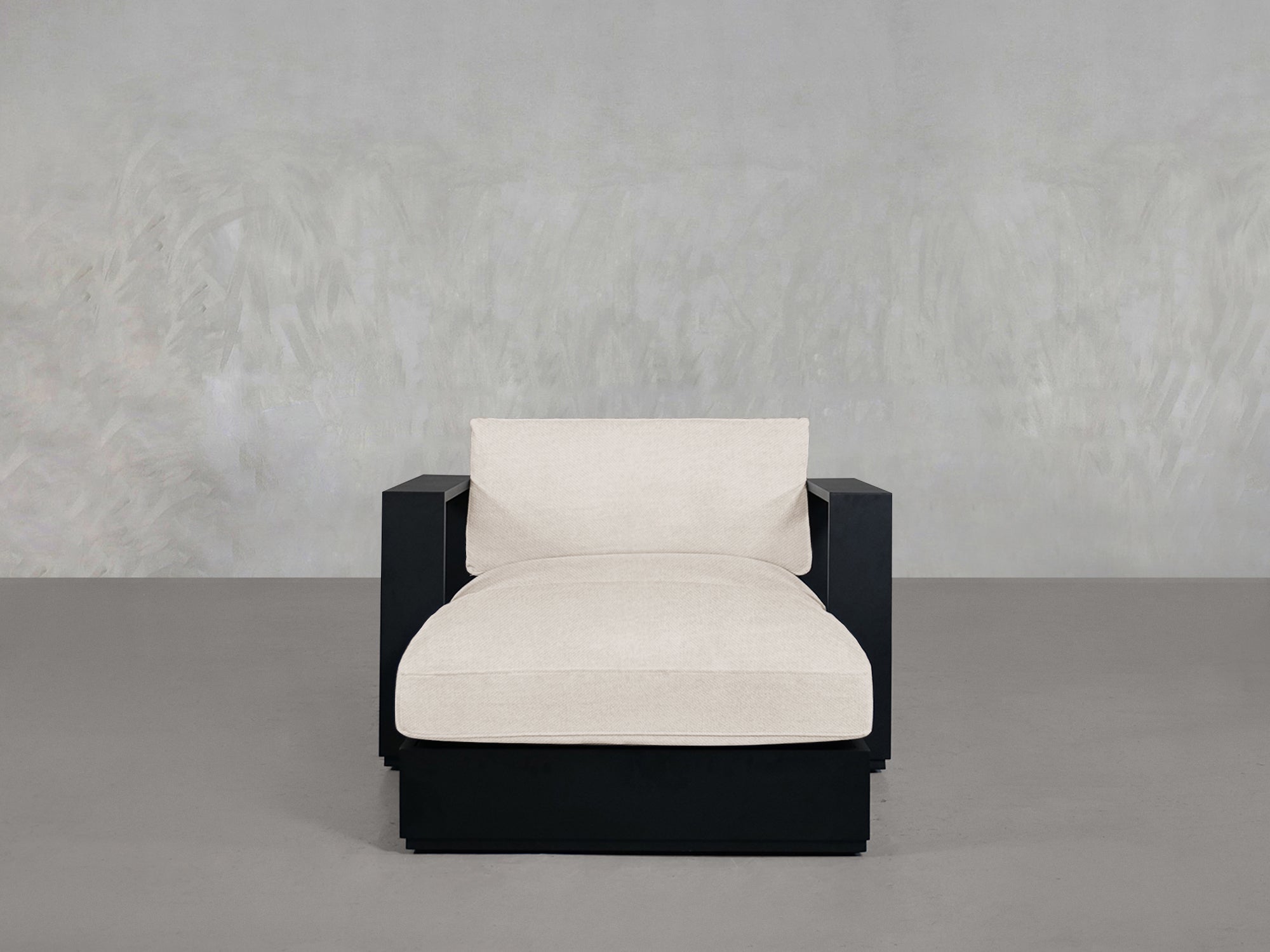 Armchair With Ottoman Aluminum Outdoor - 7th Avenue