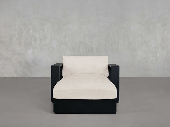 Armchair With Ottoman Aluminum Outdoor - 7th Avenue