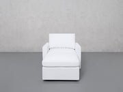 Armchair with Ottoman (Thin Arms) - 7th Avenue