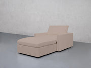 Armchair with Ottoman (Thin Arms) - 7th Avenue