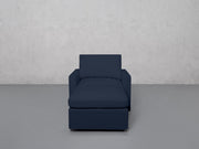 Armchair with Ottoman (Thin Arms) - 7th Avenue