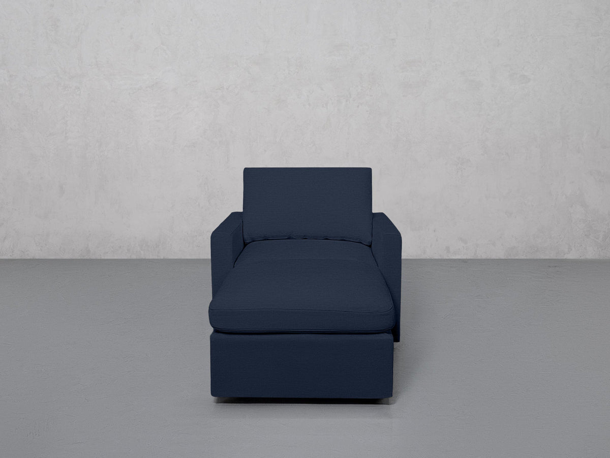 Armchair with Ottoman (Thin Arms) - 7th Avenue