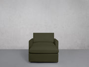 Armchair with Ottoman (Thin Arms) - 7th Avenue