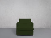 Armchair with Ottoman (Thin Arms) - 7th Avenue