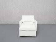 Armchair with Ottoman (Thin Arms) - 7th Avenue