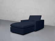 Armchair with Ottoman (Thin Arms) - 7th Avenue