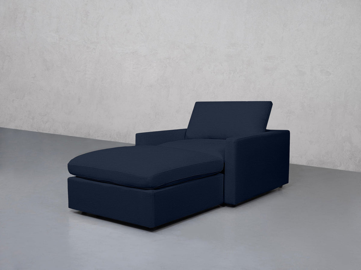 Armchair with Ottoman (Thin Arms) - 7th Avenue