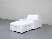 Armchair with Ottoman (Thin Arms) - 7th Avenue