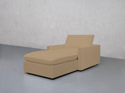 Armchair with Ottoman (Thin Arms) - 7th Avenue