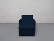 Armchair with Ottoman (Thin Arms) - 7th Avenue