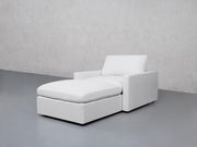Armchair with Ottoman (Thin Arms) - 7th Avenue