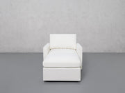 Armchair with Ottoman (Thin Arms) - 7th Avenue